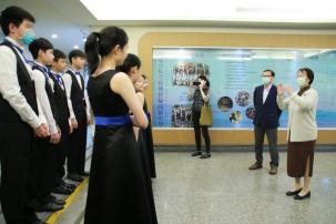 110學年度臺北市學生音樂比賽-榮獲國中團體AB組-打擊合奏-優等第一名