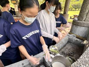 八年級無懼野炊課程花絮