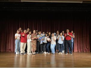 113學年度第2學期吳志弘校長、何成玥老師、洪釗民先生、孟雨羅外女士、陳芳珠女士歡送會