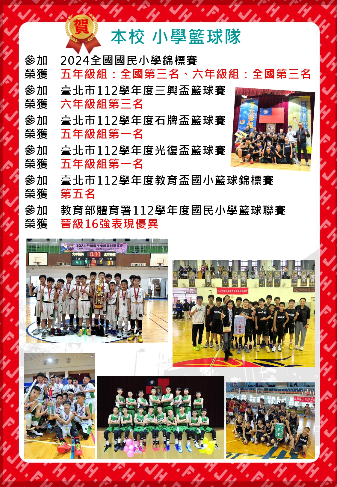 1122小學籃球隊